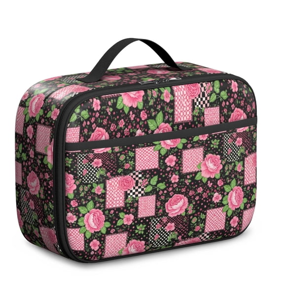 Pioneer Flower Floral Print Pattern Insulated Lunch Bag Teen, Toddler Lunch Bag,Bento School Lunch Bag for Teen for Work,Picnic or Travel