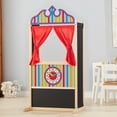 Melissa & Doug Deluxe Puppet Theater Sturdy Wooden Construction