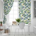 thumbnail image 5 of Fsddascl Berry Leaves Blackout Curtains for Bedroom/Living Room, Thermal Insulated Kitchen Curtains, Farmhouse Pastoral Watercolor Plants Grommet Darkening Window Treatment Drapes 52"x72"x2, 5 of 6