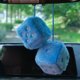thumbnail image 2 of Para el colgante de coche de peluche de color dados de joyería de coche como accesorio de dados, 2 of 5