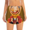 thumbnail image 4 of Lsque Sml Jeffy Printed Women's Running Shorts with Liner Pockets,Elastic Quick Dry Workout Athletic Gym Yoga Shorts,Womens High Waist Shorts-XX-Large, 4 of 9