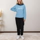 thumbnail image 2 of Gibobby Conjunto de Pantalones para Mujer Conjunto de ropa deportiva informal para mujer, chándal con capucha y estampado de frecuencia de del corazón, ropa d(BU1,XL), 2 of 5