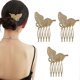 thumbnail image 1 of Hair Combs for Women Accessories, French Twist Hair Comb Metal Hair Styling Accessories for Thick Long Hair(Gold, pack of 3), 1 of 4
