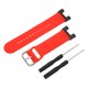 thumbnail image 2 of Correa de reloj de silicona con correa de reloj inteligente de un solo color para Amazfit TRex TRex Pro (rojo), 2 of 14