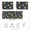 thumbnail image 2 of Yayeee Pillowcase Standard Size Set of 2 Satin Wrinkle Resistant Envelope Pillow Case, Orange Fireflies Pattern, 2 of 8