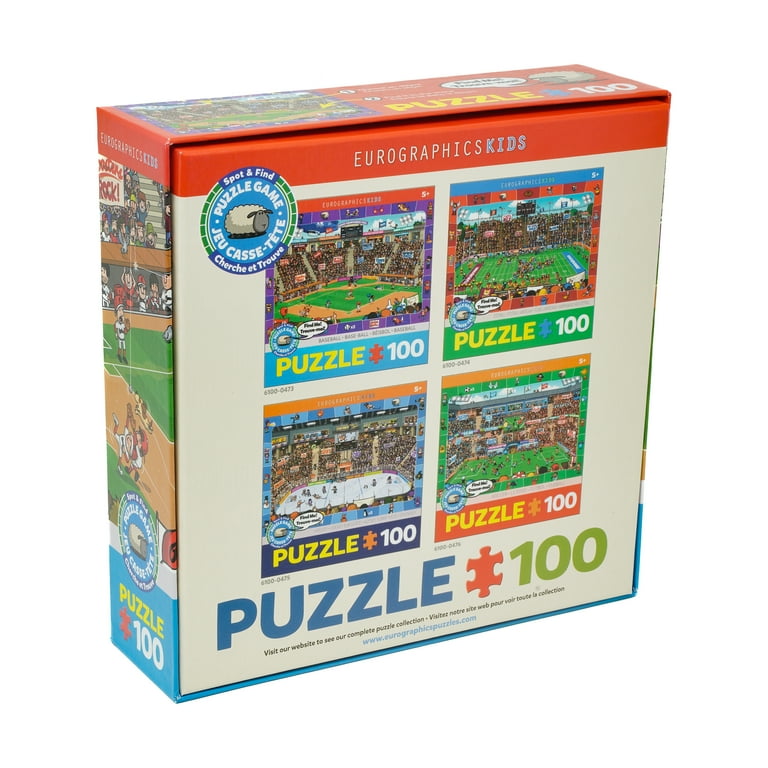 Baseball - Spot & Find 100-Piece Puzzle - Walmart.com