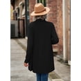 thumbnail image 3 of Cuteduck Women's Long Sleeve Open Front Cardigans Lightweight Knit Jacket High Low Hem Casual Cardigan, 3 of 5