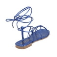 thumbnail image 4 of Sandalias Mujer Gladiadoras Casuales Kipon Correas Azules azul 24, 4 of 5