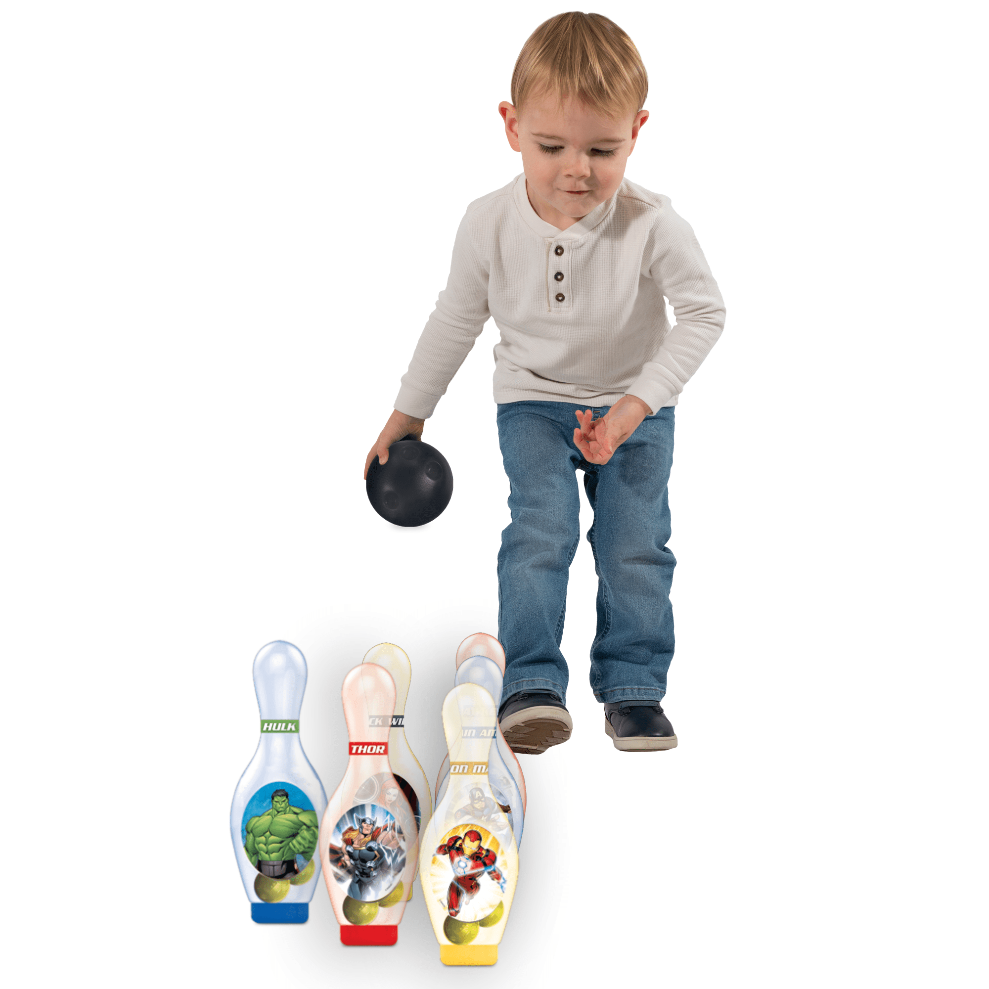 Hedstrom Kids Light Up Bowling Set, Avengers