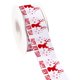 thumbnail image 1 of Cinta de satén de grosgrain con estampado navideño, tema de Feliz Año Nuevo, para envolver regalos, lazo para el pelo, accesorio artesanal, 50 yardas, 1 of 4