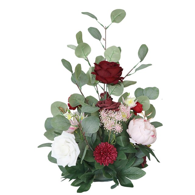 Ramos de Flores Artificiales Flores Falsas Auténticas con Tallos Verdes para Bodas Decoraciones de Mesa para el Hogar ANGGREK Otros