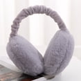 thumbnail image 5 of Winter Women Kids Soft Cute Earmuffs Foldable Ladies Girls Earflap Warmers Ear Muffs Fleece Warm Plush Ear Covers, 5 of 5