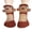 Brown Monkey, variant on Women Casual Socks Cartoon 3D Animal Style Patchwork Non-Slip Personality Creative Socks