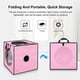 thumbnail image 5 of Greeniant Bolsa para el pelo de mascotas, bolsas sólidas, plegable, portátil, pequeña, cómoda, caja de seguridad, accesorios para cachorros Suministros para perros Azul, 5 of 6