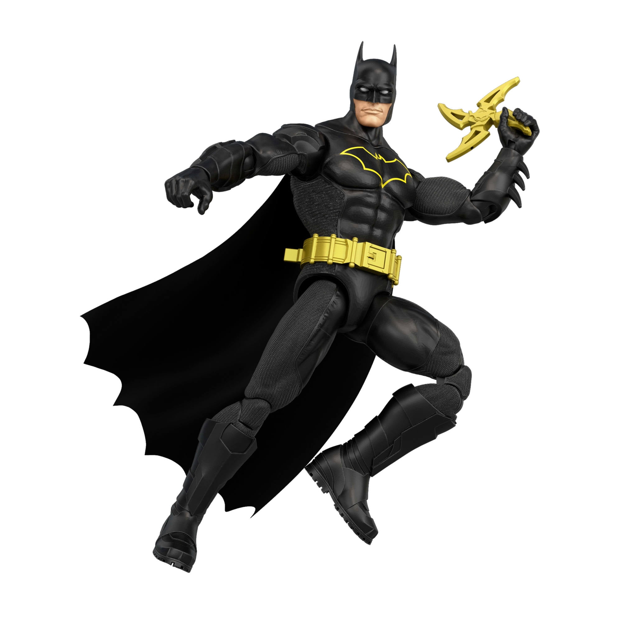 DC Premier 6.5 Inch Stealth Suit Batman Action Figure Series 2, 22 Articulations & Cape