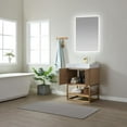 thumbnail image 6 of Vinnova Alistair 24" White Grain Stone Top with Mirror in North American Oak, 6 of 9