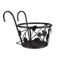 thumbnail image 3 of Hanging Railing Iron Planter Baskets Flower Pot Holder Hanger Metal Fence Rail For Patio Balcony Porch Fence, 3 of 7