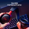 thumbnail image 4 of Audífonos HyperX Cloud III Blanco Rosa con Cable y Micrófono Ultra Claro para PC, PS5, Xbox Series X, 4 of 8