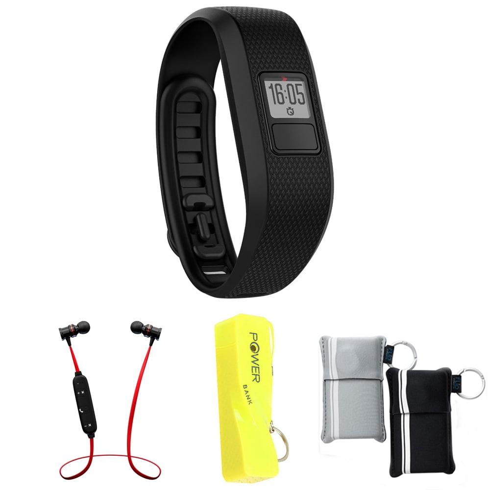 Garmin Vivofit 3 Fitness Activity Tracker 010-01608-00 Regular Black 