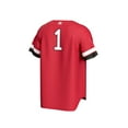 thumbnail image 3 of Unisex GameDay Greats #1 Scarlet Rutgers Scarlet Knights Lightweight Collegiate Baseball Fashion Jersey, 3 of 4