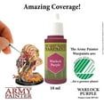 thumbnail image 3 of The Army Painter Warlock Purple Warpaint - Acrylic Non-Toxic Heavily Pigmented Water Based Paint for Tabletop Roleplaying, Boardgames, and Wargames Miniature Model Painting, 3 of 7