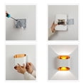 thumbnail image 2 of Lampara De Pared Iluminación interior de pared Decoración antioxidante para terraza de patio de puerta delantera (B) Likrtyny Para estrenar, 2 of 4