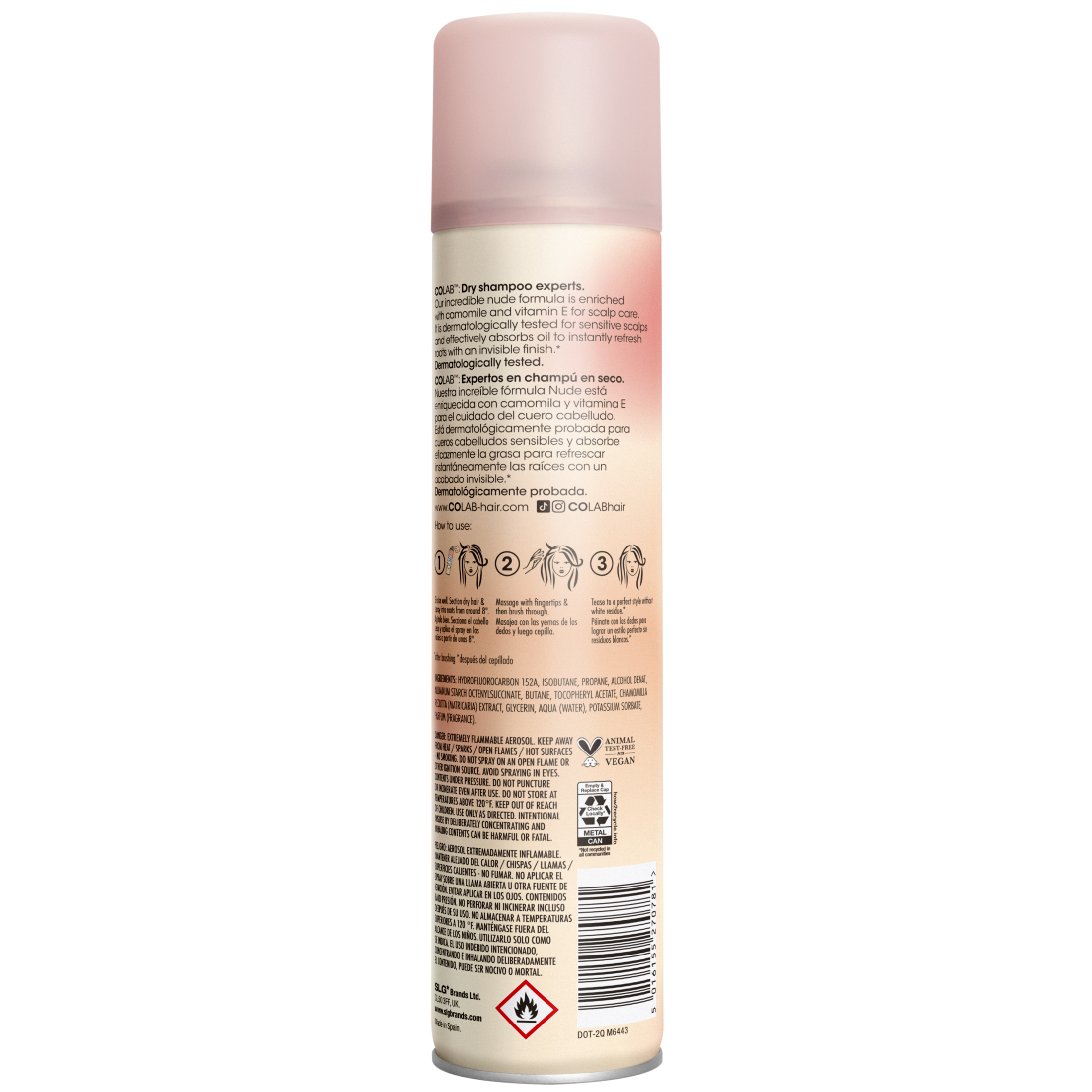 COLAB Pure Nude Dry Shampoo, 6.1 oz photo 2