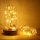 thumbnail image 3 of Paquete de 2 luces de hadas de 5,56 pies, 20 mini luces LED de cadena, funciona con pilas, impermeable, blanco cálido, luces de luciérnaga estrellada en alambre de cobre, luces decorativas para el hog Namotu CZJJ-HY115, 3 of 7
