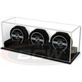 thumbnail image 2 of bcw 1-ad11-3 acrylic base triple puck display, 2 of 2
