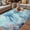 Blue Teal Red, variant on Coastal Anchor Blue Outdoor Rug for Patio/Deck/Porch, Non-Slip Large Area Rug 6 x 9 Ft, Summer Beach Nautical Coral Starfish Indoor Outdoor Rugs Washable Area Rugs, Camping Rug Carpet Runner