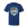 thumbnail image 2 of Red Fish Sciaenops Ocellatus Men's Graphic T-Shirt, Royal, 4XL, 2 of 3