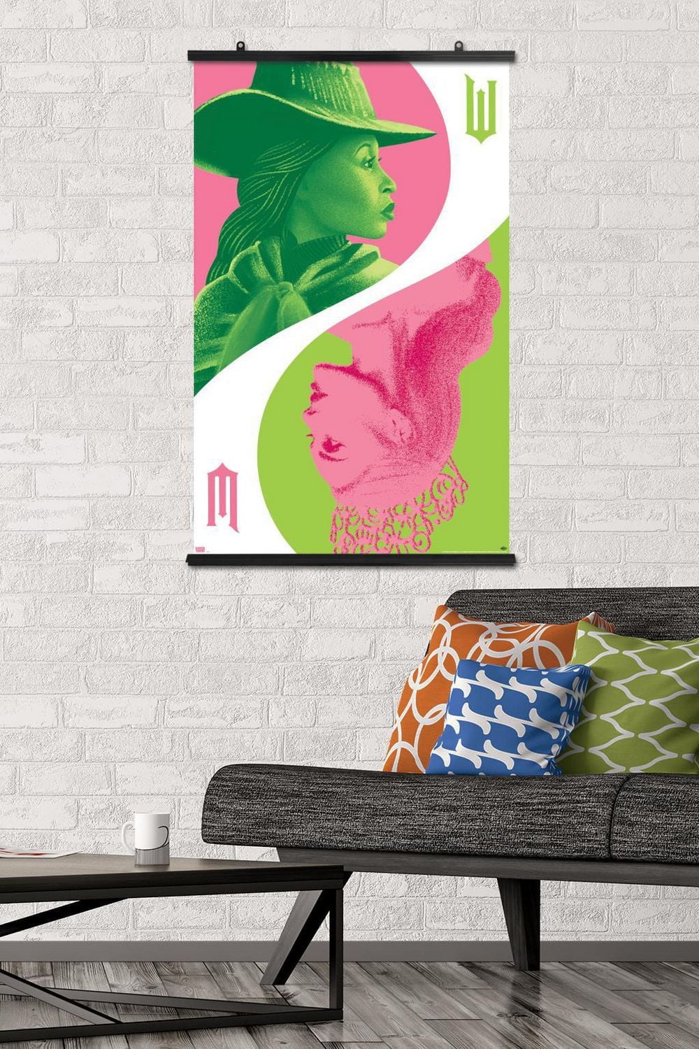 Wicked - Reflection Wall Poster with Push Pins, 22.375" x 34"