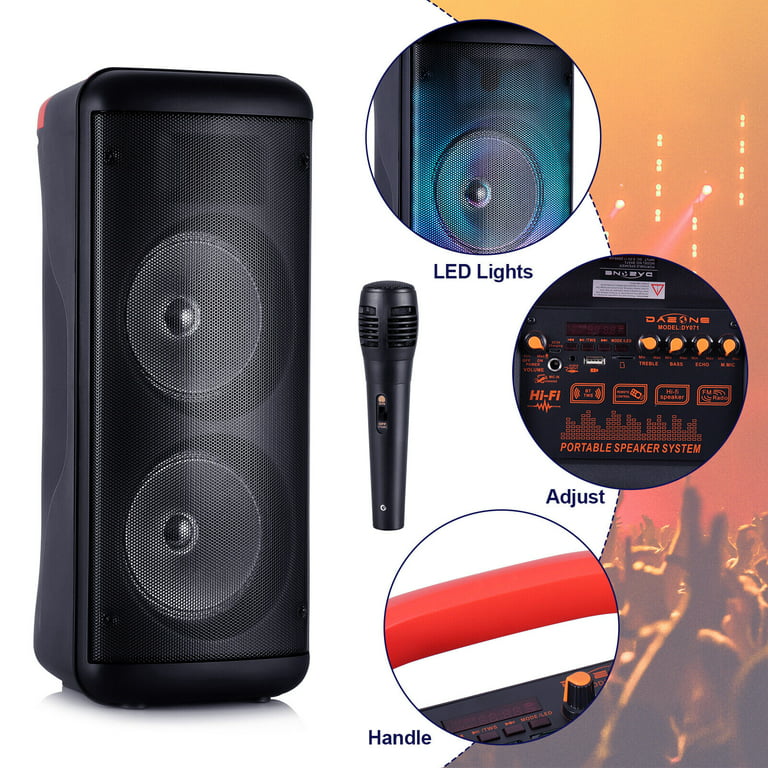 HOULI Parlantes Bluetooth Alta Potencia Portable Speaker 648 TWS Subwoofer  Type-c Port TF/FM Wireless Mini Speakers Barre De Son - AliExpress