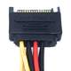 thumbnail image 3 of Cable de alimentación de 15 pines, creación de cables SATA macho de 15 pines a adaptador de cable divisor Y de extensión de alimentación hembra de 3x15 pines, 3 of 8