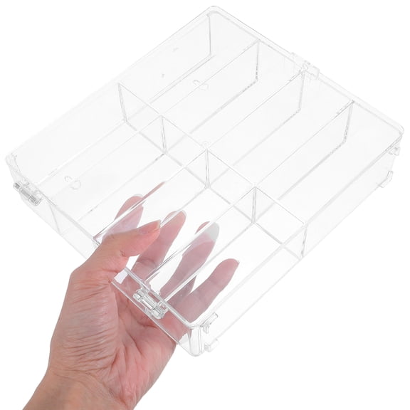 Homoyoyo Transparent Compact Storage Box for 1:64 Scale Model Cars Display and Organization, Display Case