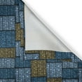 thumbnail image 6 of Ambesonne Vintage Valance & Curtain, Abstract Oriental Motif, 55"x24", Pale Blue Caramel Blue, 6 of 6