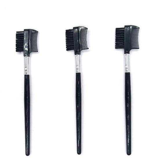 D-GROEE 3PCS Eyebrow Brush Eyelash Comb Eyelash Shaper and Eyebrow Brush Comb Double Head Eyebrow Brush Eyebrow Eyelash Makeup Grooming Tool for Women Girls Cosmetic Travel