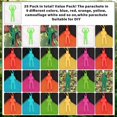 thumbnail image 2 of Juguete de paracaídas Yunsailing, 25 unidades, para niños, escuelas, fiestas al aire libre, 2 of 6
