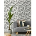 thumbnail image 2 of Stacy Garcia Home Charcoal & Sandstone Jaclyn Peel and Stick Wallpaper, 2 of 8