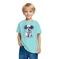 thumbnail image 3 of RXIRUCGD 2025 Vêtements d'Été pour Enfants T-shirt Imprimé Mode Mignon Col Rond Manches Courtes, 3 of 5