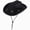 R365-Black, variant on Kids Girls Boys Retro Felt Wide Brim Western Cowboy Cowgirl Hat Dress Up Hat with Wind Lanyard(Beige,4-9 Y)