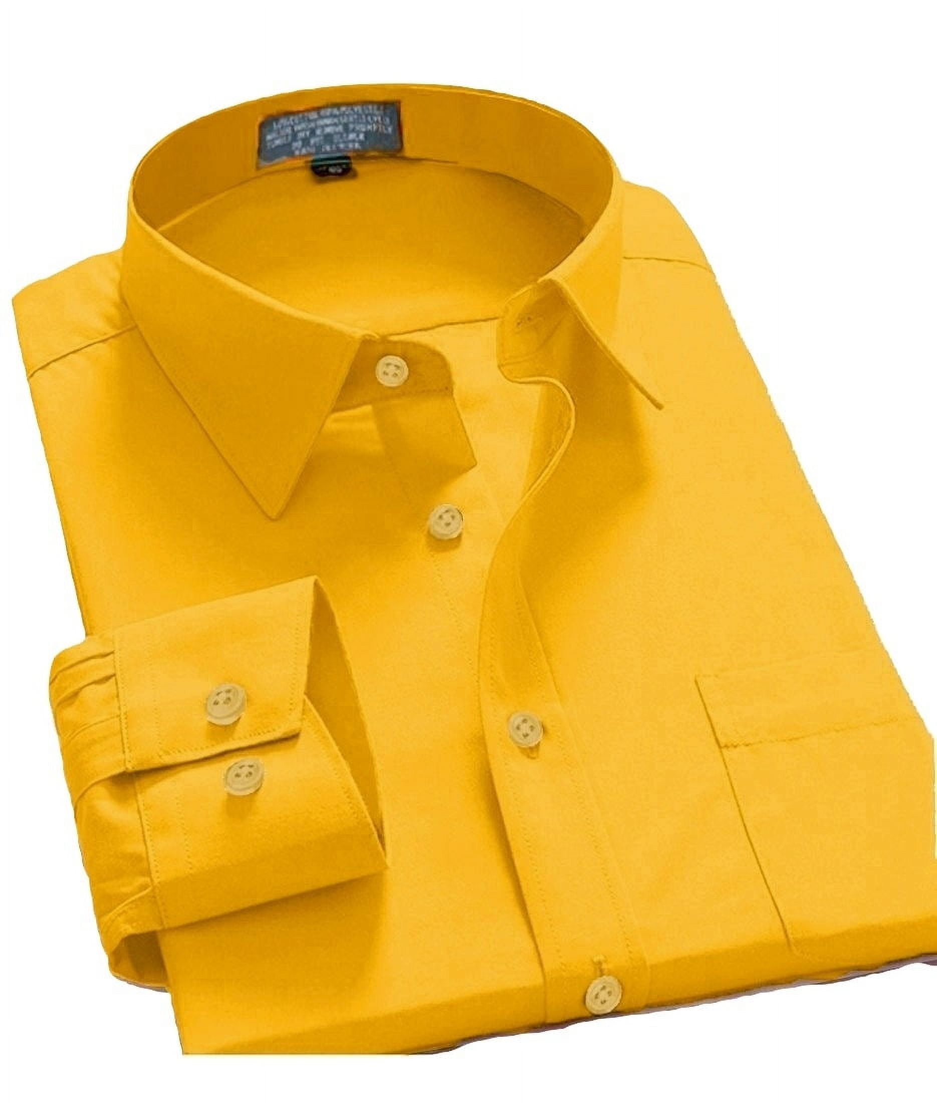 men's long sleeve dress shirts walmart Yillto Shirts for Mens Long Sleeve Dress Shirt Business Casual Button down Solid Color Formal Tops, Men's, Size: 2XL, Black