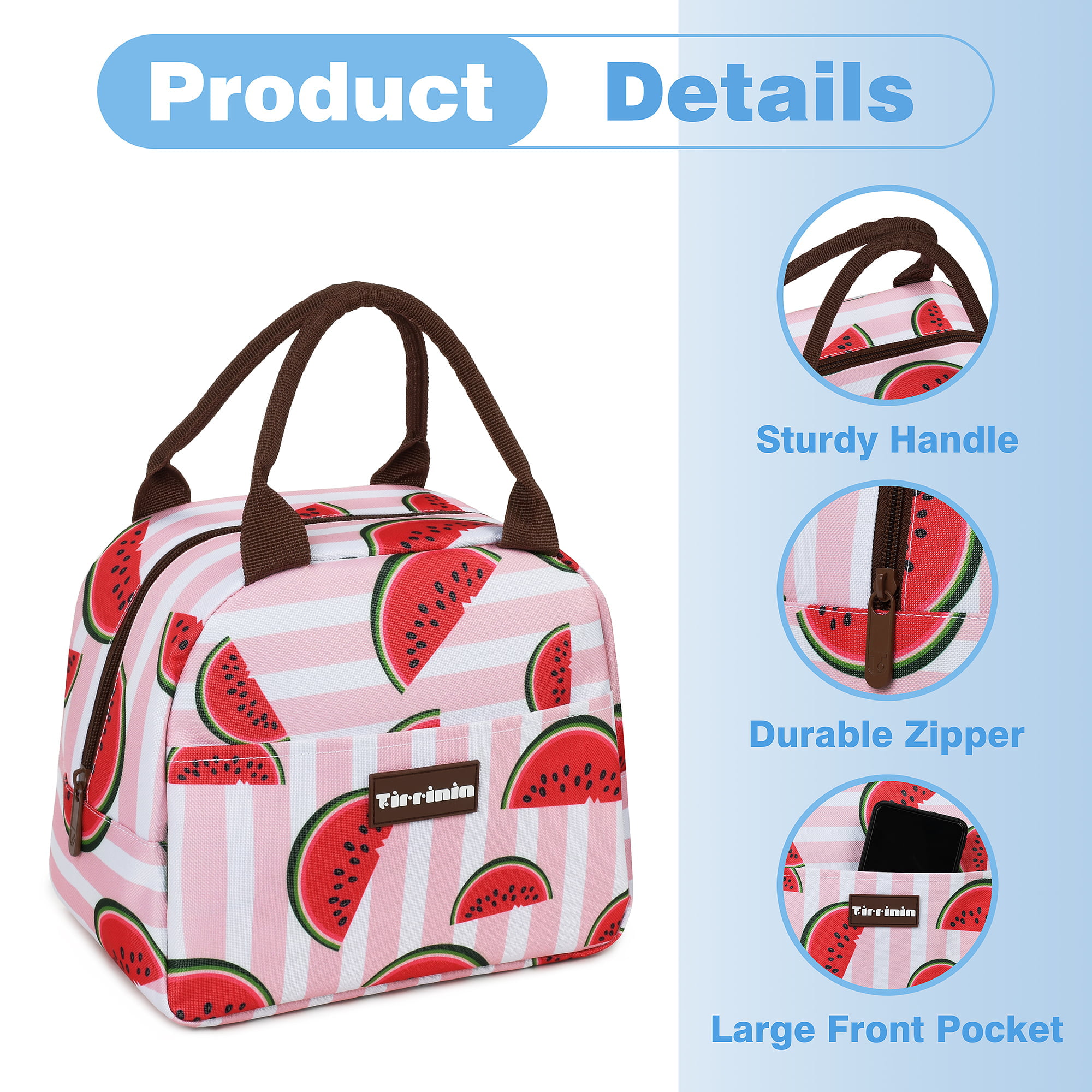 TEIKKIOP Pink Lunch Box for Women Teen Girls Reusable Kids Insulated Lunch  Bag Thermal Portable Chil…See more TEIKKIOP Pink Lunch Box for Women Teen