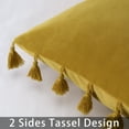 thumbnail image 5 of Velvet cushion cover tassel cushion cover decorative sofa cushions tassel, 5 of 5