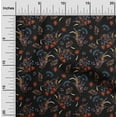 thumbnail image 2 of oneOone Polyester Spandex Black Fabric Florals Sewing Fabric By The Yard Printed Diy Clothing Sewing Supplies 56 Inch Wide, 2 of 4