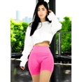 thumbnail image 4 of Biker Short Mujer Unitalla Stretch Shore Dama Chores Gym Talle Alto, 4 of 5