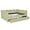 Green, variant on MIKIBAMA Navy Linen Queen Size Daybed with 2 Storage Drawers and USB Port
