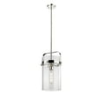 thumbnail image 3 of Innovations Lighting  Pilaster - 1 Light 8" Stem Hung Pendant Polished Nickel/Seedy, 3 of 5