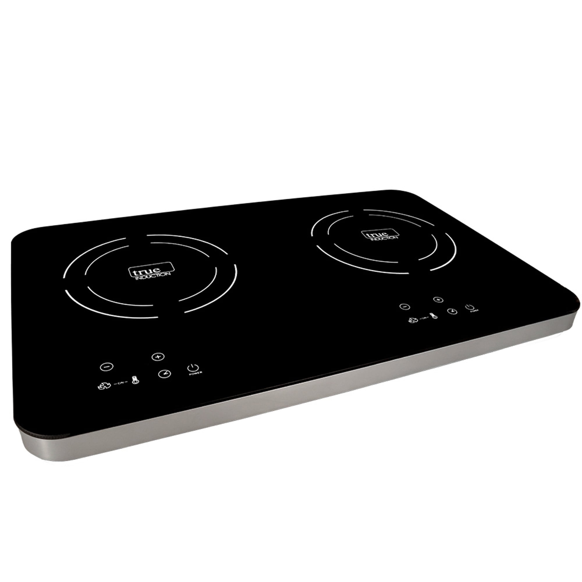 True Induction TI-2C Protable UL1026 Certified, 23-inch Dual Induction  Cooktop 1800W Glass-Ceramic Top