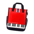 thumbnail image 3 of Bolsa impermeable con cremallera para libros de música, bolsa de almacenamiento portátil para atril, bolsa de libros de piano de tela Oxford para, 3 of 8